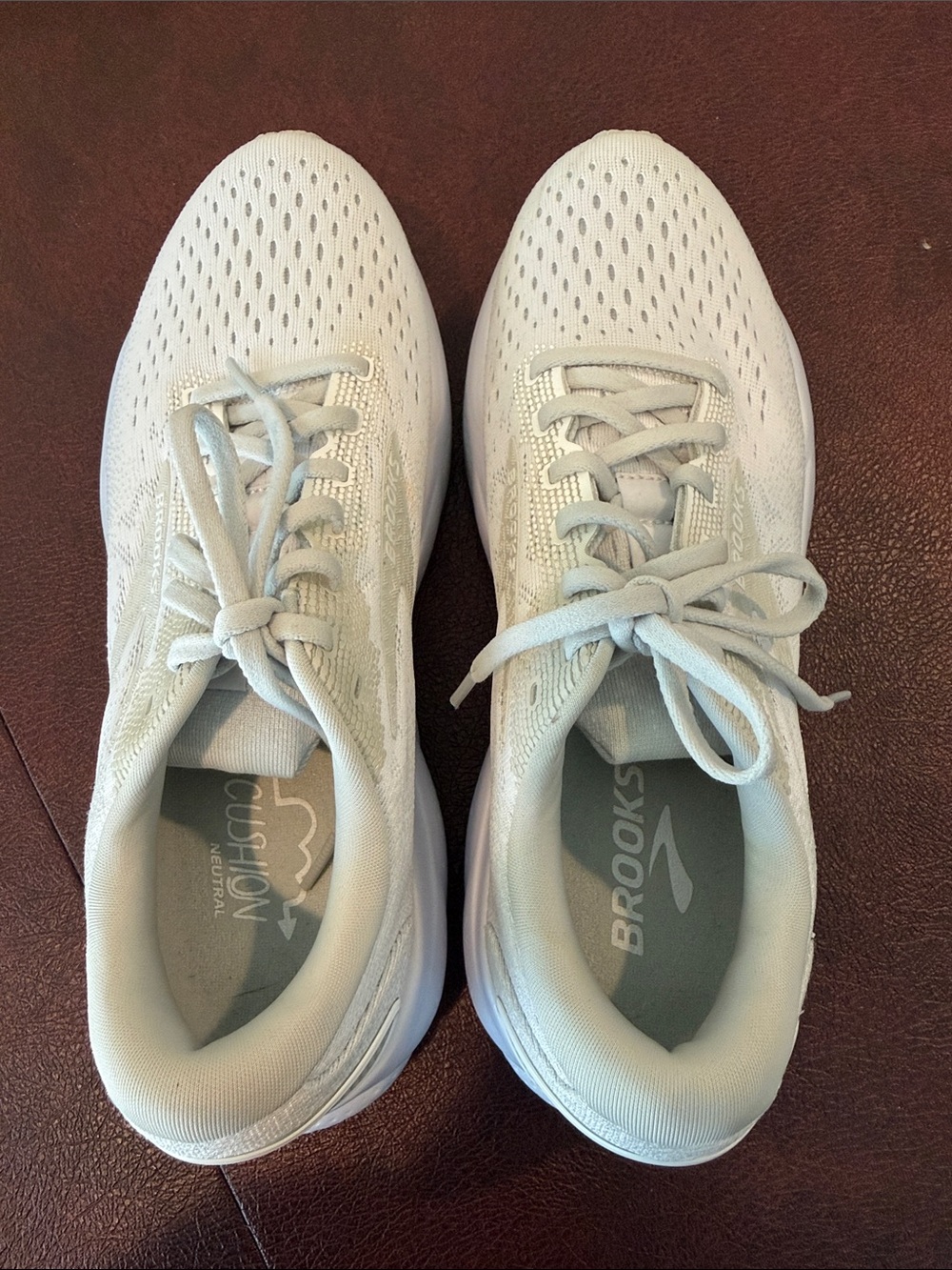 Brooks GHOST  Women's Running Shoes - Light Silver/Gray SIZE 10 worn twice